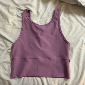 LULULEMON Purple Ribbed Tank Top